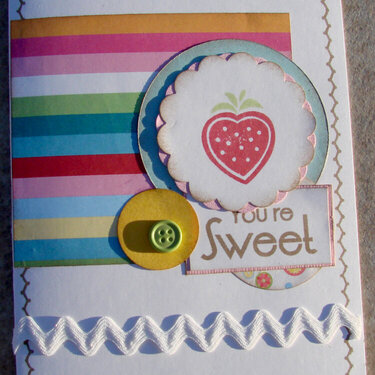 &quot;You&#039;re Sweet&quot; card for Operation Write Home