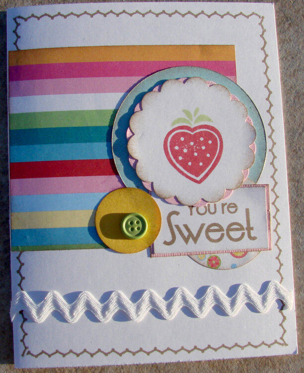 &quot;You&#039;re Sweet&quot; card for Operation Write Home