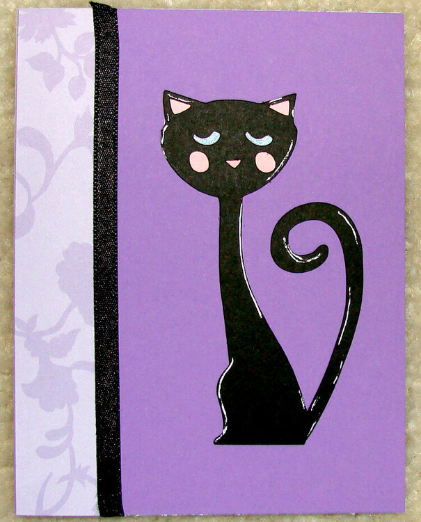 Black cat card for Operation Write Home