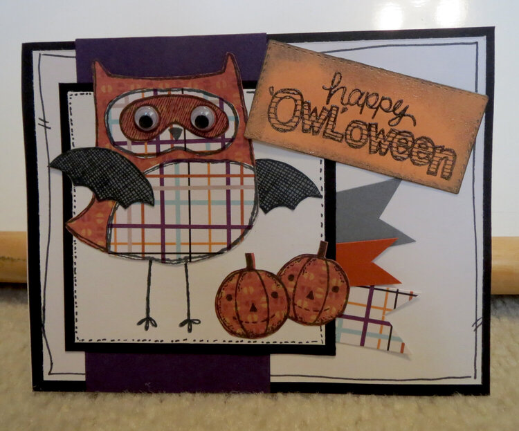 Happy Owloween Card 1
