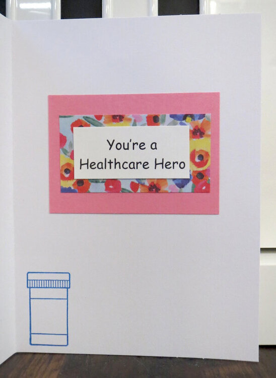 Healthcare worker thank you 4 inside