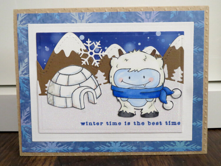 Winter yeti Card