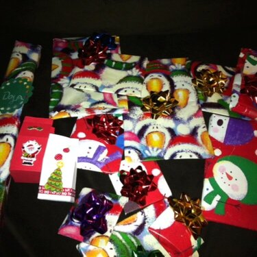 my 12 days of Scrapmas gifts from JCelebre