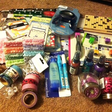 Anaheim Scrapbook Expo 2012 haul