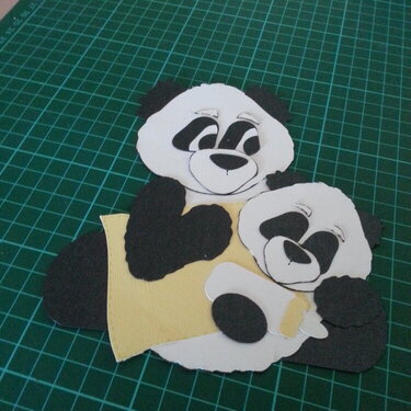 the panda&#039;s ready to go on the page
