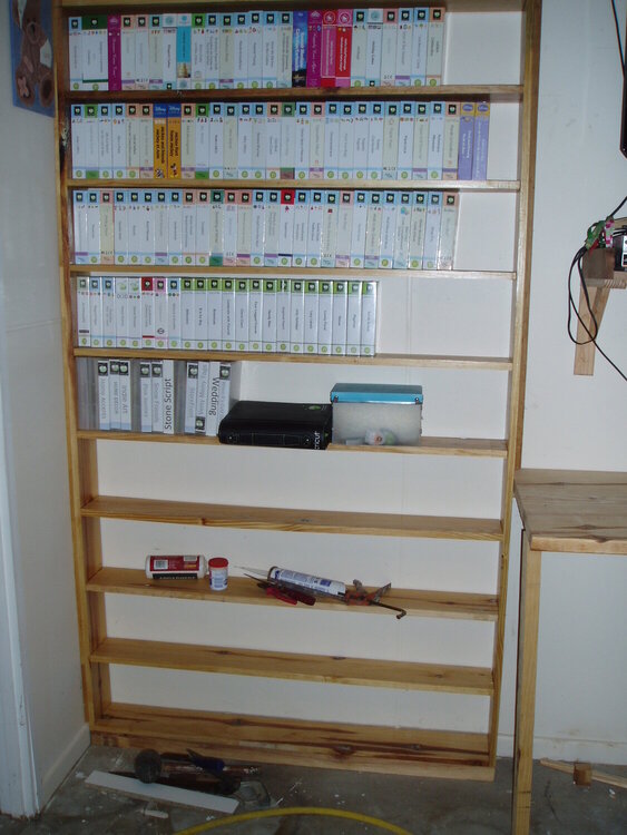 my new shelves