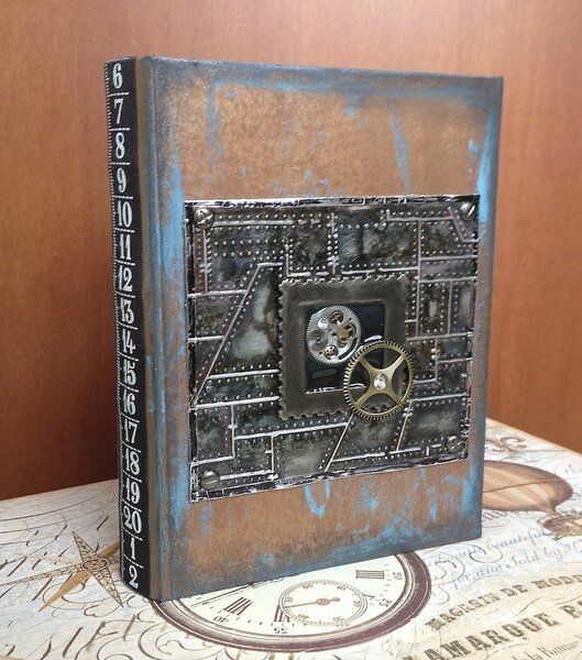 Steam Punk Style altered notebook