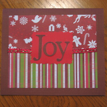 Joy card red
