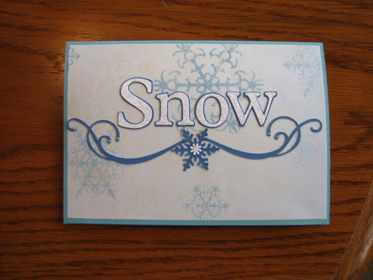 Snow Card