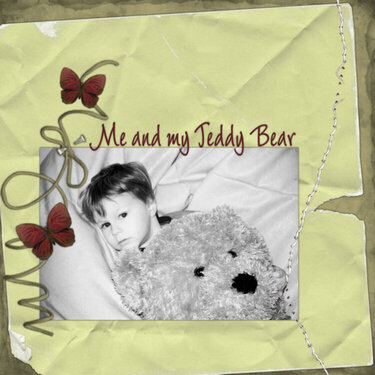Me and my Teddy bear