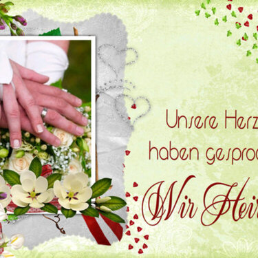 Wir Heiraten/ we marry