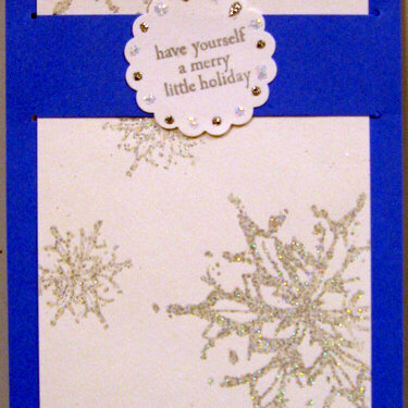 snowflake card