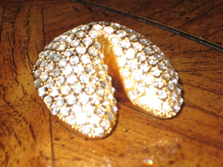 Gold Fortune Cookie