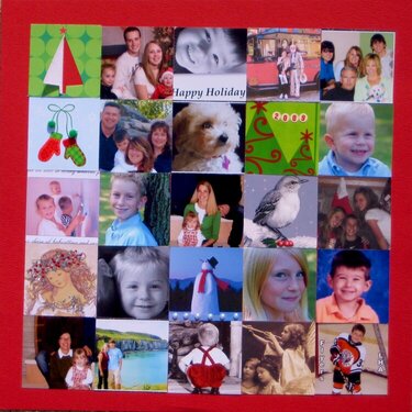 Christmas Card Collage 2009