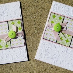 Embossed and blocked any occasion card