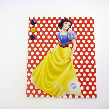 Snow White Happy Birthday card for Isabelle