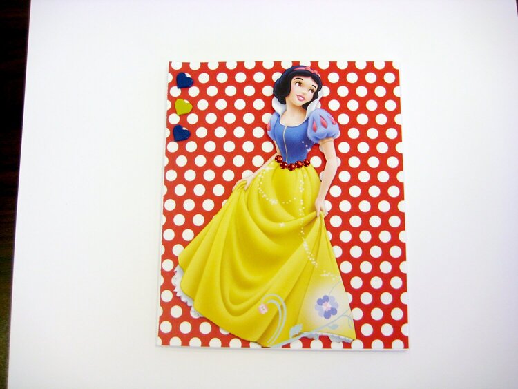 Snow White Happy Birthday card for Isabelle