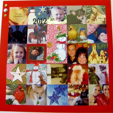 2012 Annual Christmas Card collage