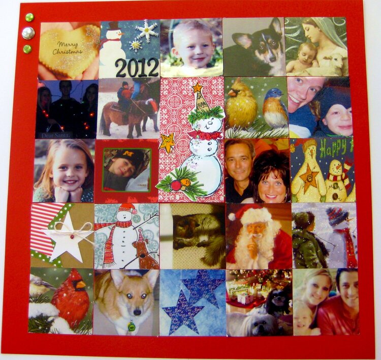 2012 Annual Christmas Card collage