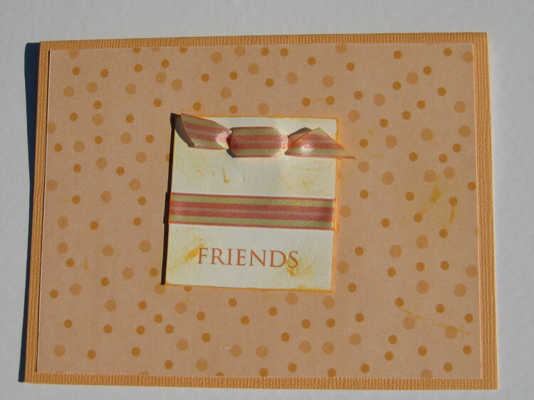 Friendship card, blank inside