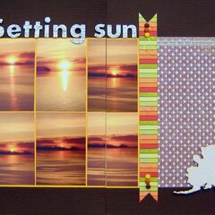 Setting sun