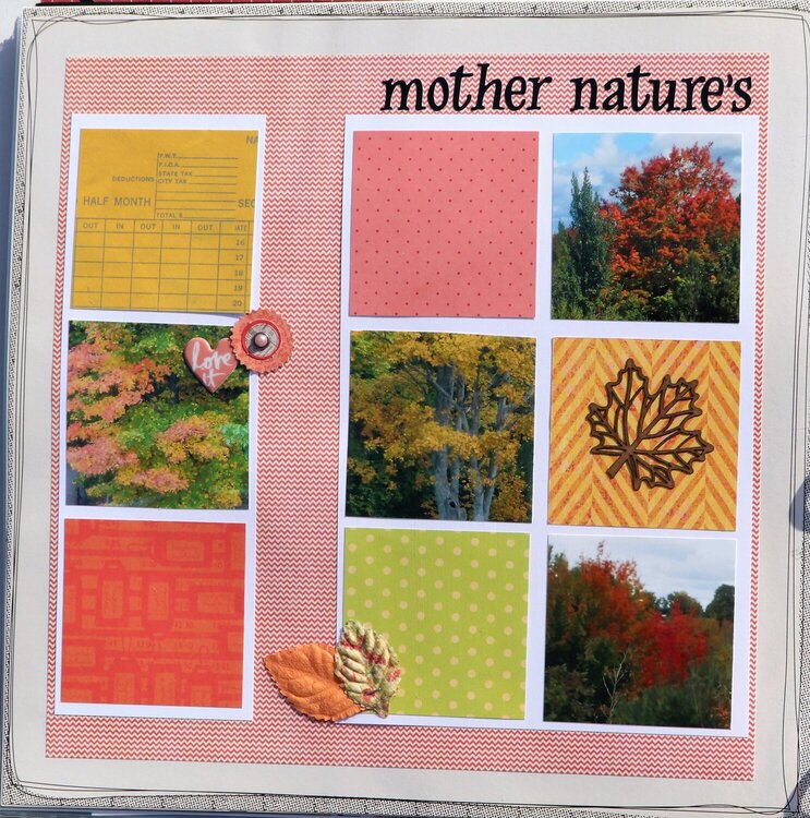 mother nature&#039;s paintbrush I