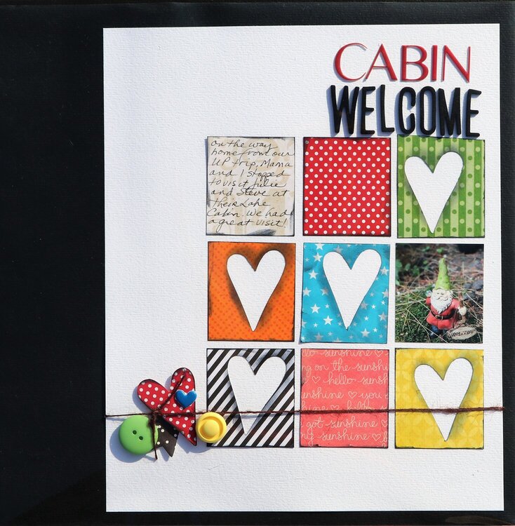 cabin welcome