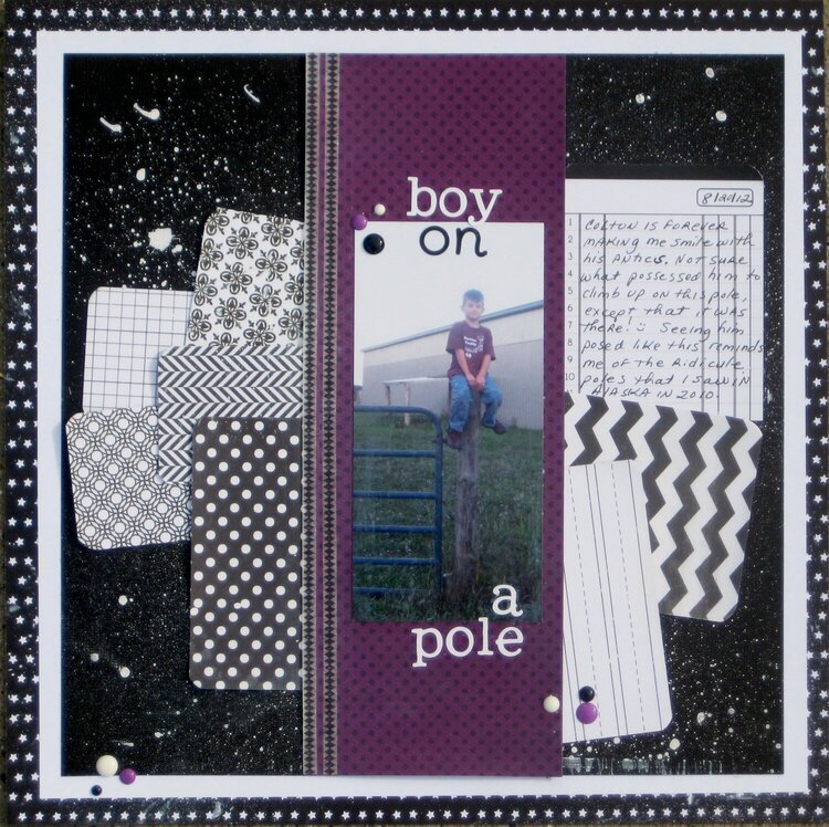 boy on a pole