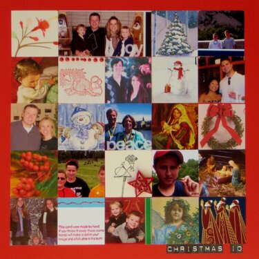 Christmas Card Collage 2010