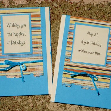 2 birthday cards