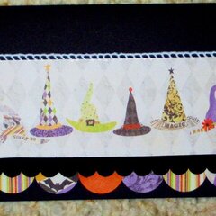 Witches hats card