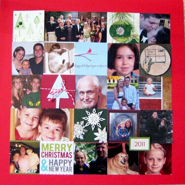 2011 Christmas Card Collage