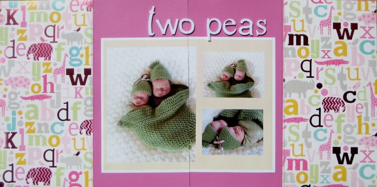 Two Peas pink