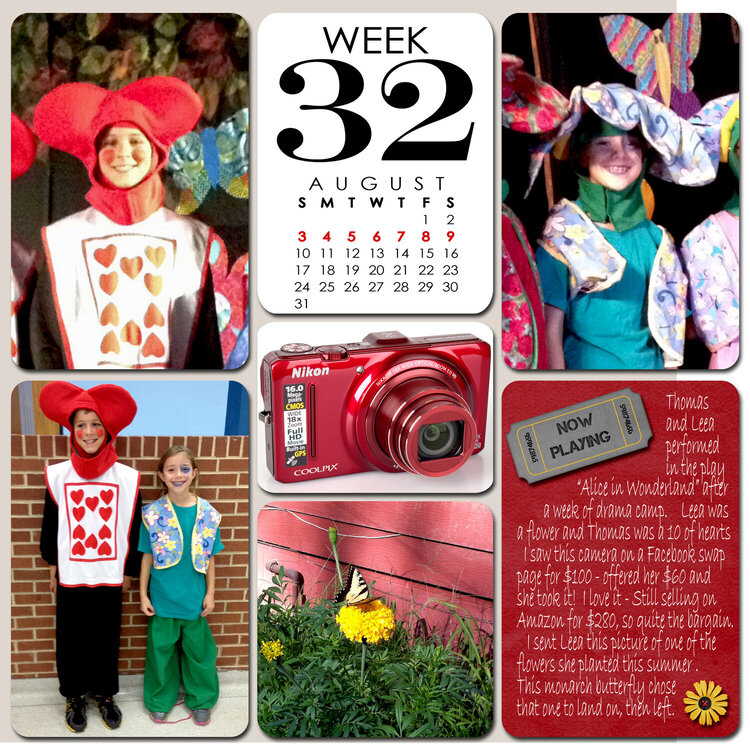 2014 Project Life Week 32 Right