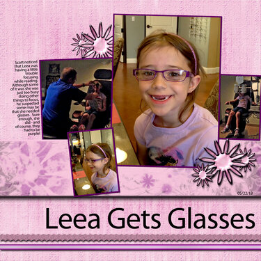 Leea Gets Glasses