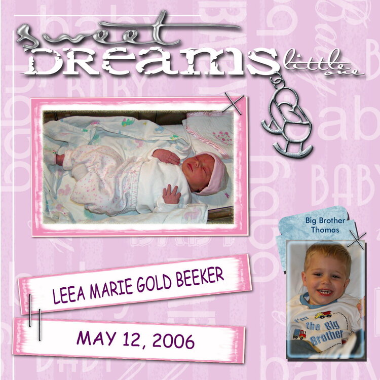 Sweet Dreams -Leea&#039;s birth