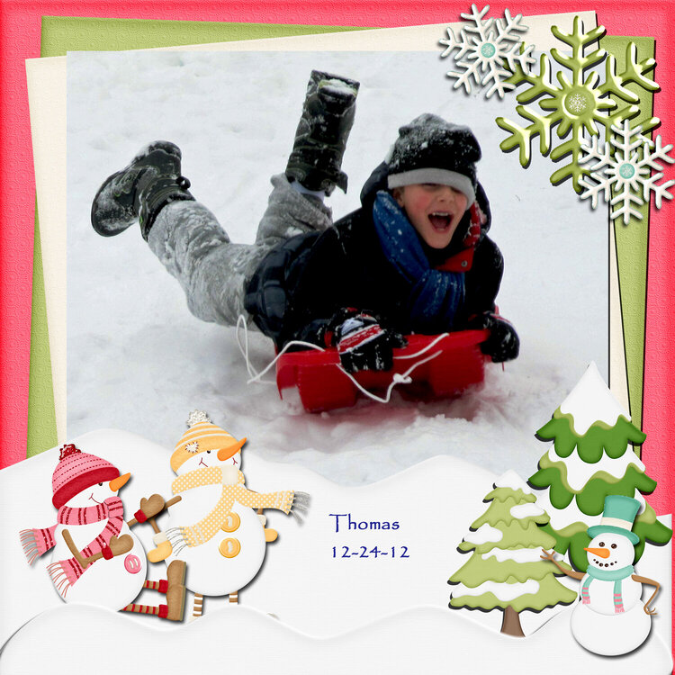 Thomas Sledding