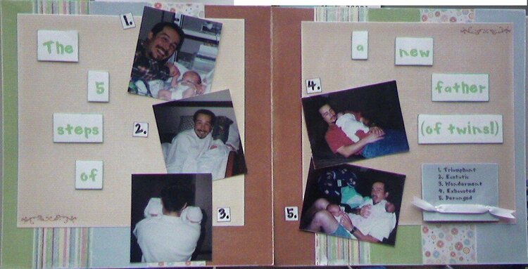 The 5 steps of a new father (of twins!)