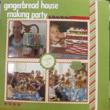 Gingerbread House Making Party
