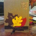 Fall thank you card