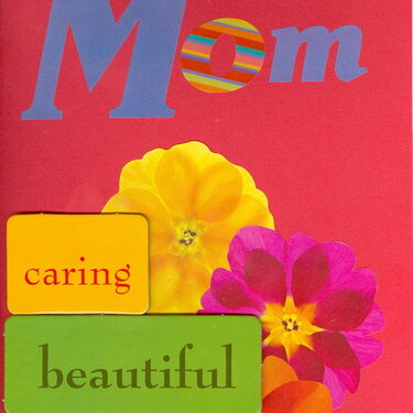 Mothers Day Card- to mom