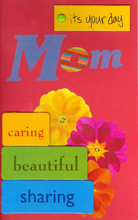 Mothers Day Card- to mom