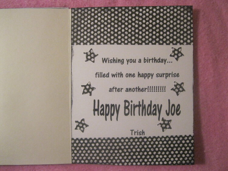 Joe&#039;s Birthday Card 2