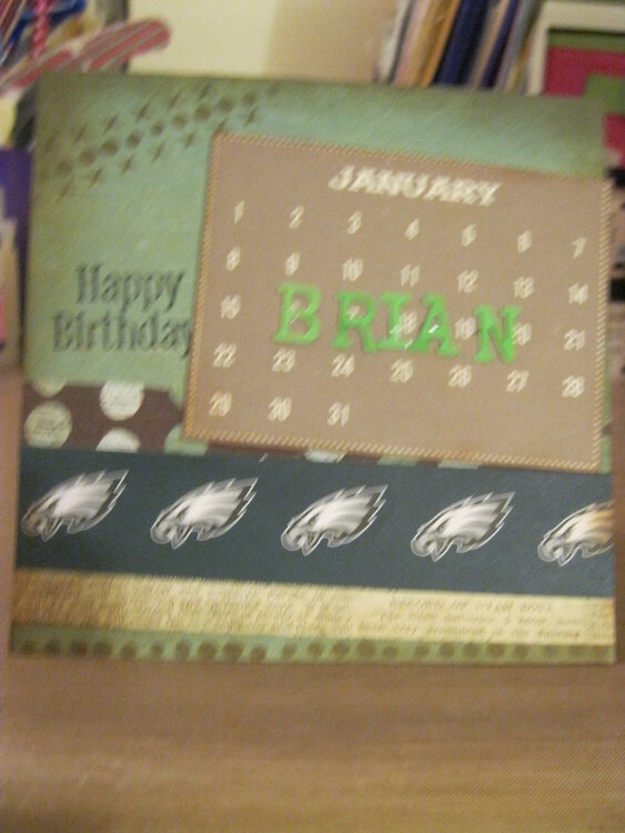 Brian Birthday Card 2017