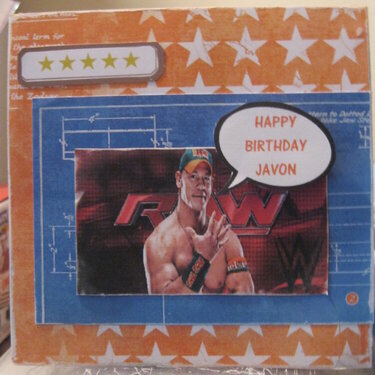 Birthday Card-Javon 2017
