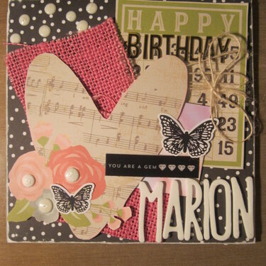 Birthday Card-Marion