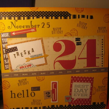 Treska Birthday Poster