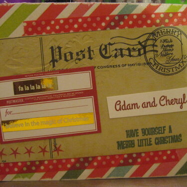 Christmas Card-Adam &amp; Cheryl