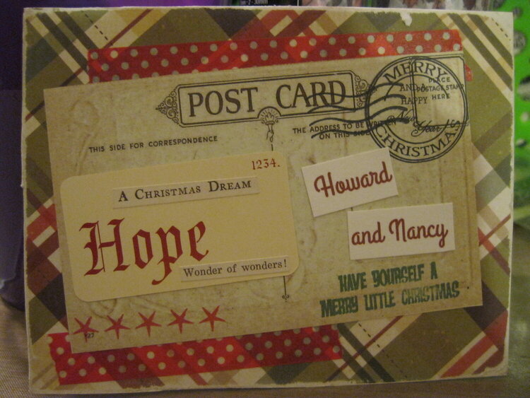 Christmas Card-Howard &amp; Nancy