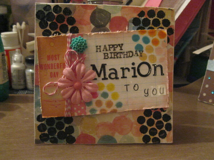 Marion Birthday